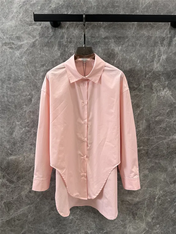 Loewe Irregular Pink Loose Shirt